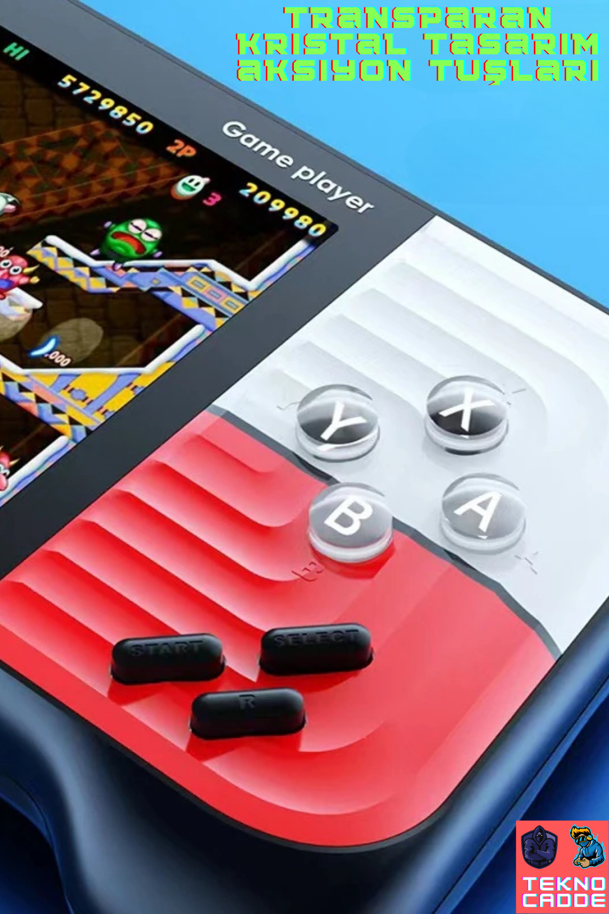 G9 3inç HD EKRAN 666 Oyunlu Retro Arcade El Konsolu Atari 3