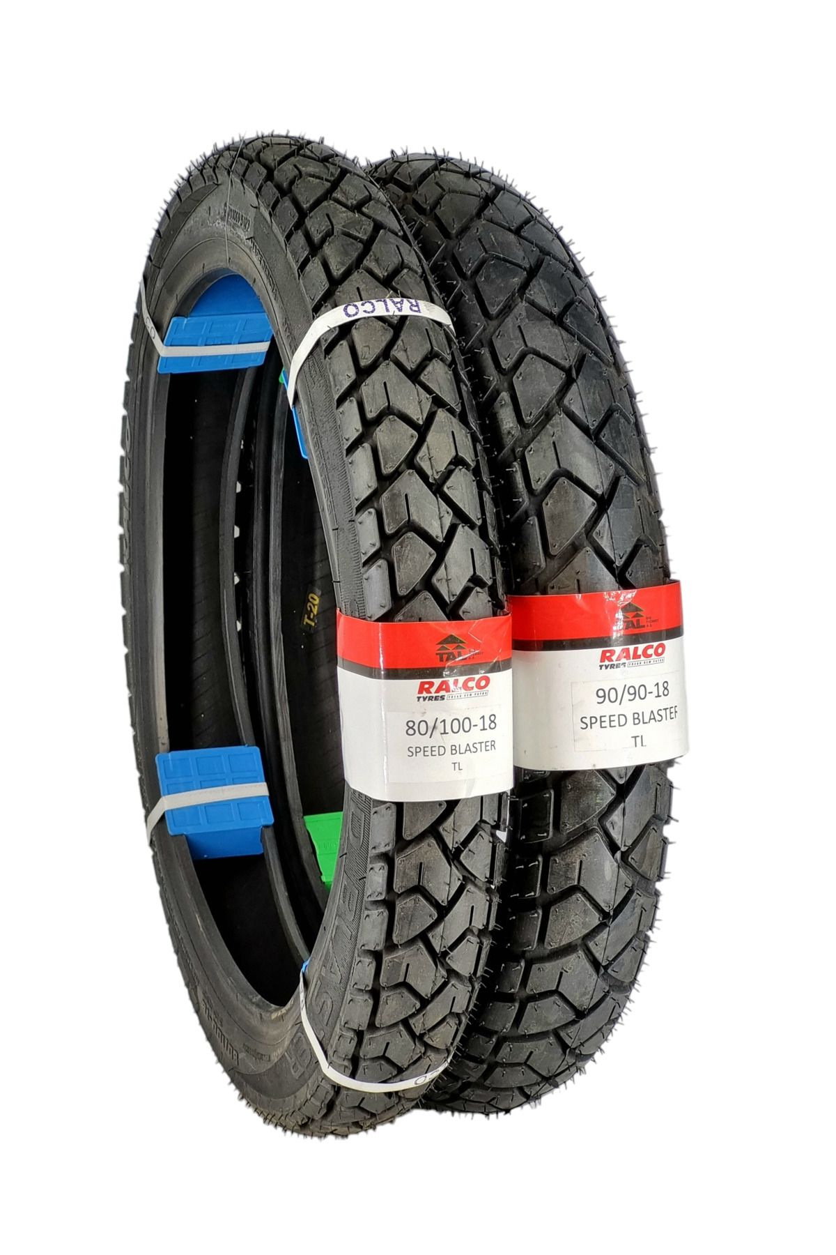 RALCO TYRES HONDA CBF 150 LASTİK TAKIMI 80/100-18 VE 90/90-18 TL (TUBELESS - DUBLEKS) SPEEDBLASTERA31