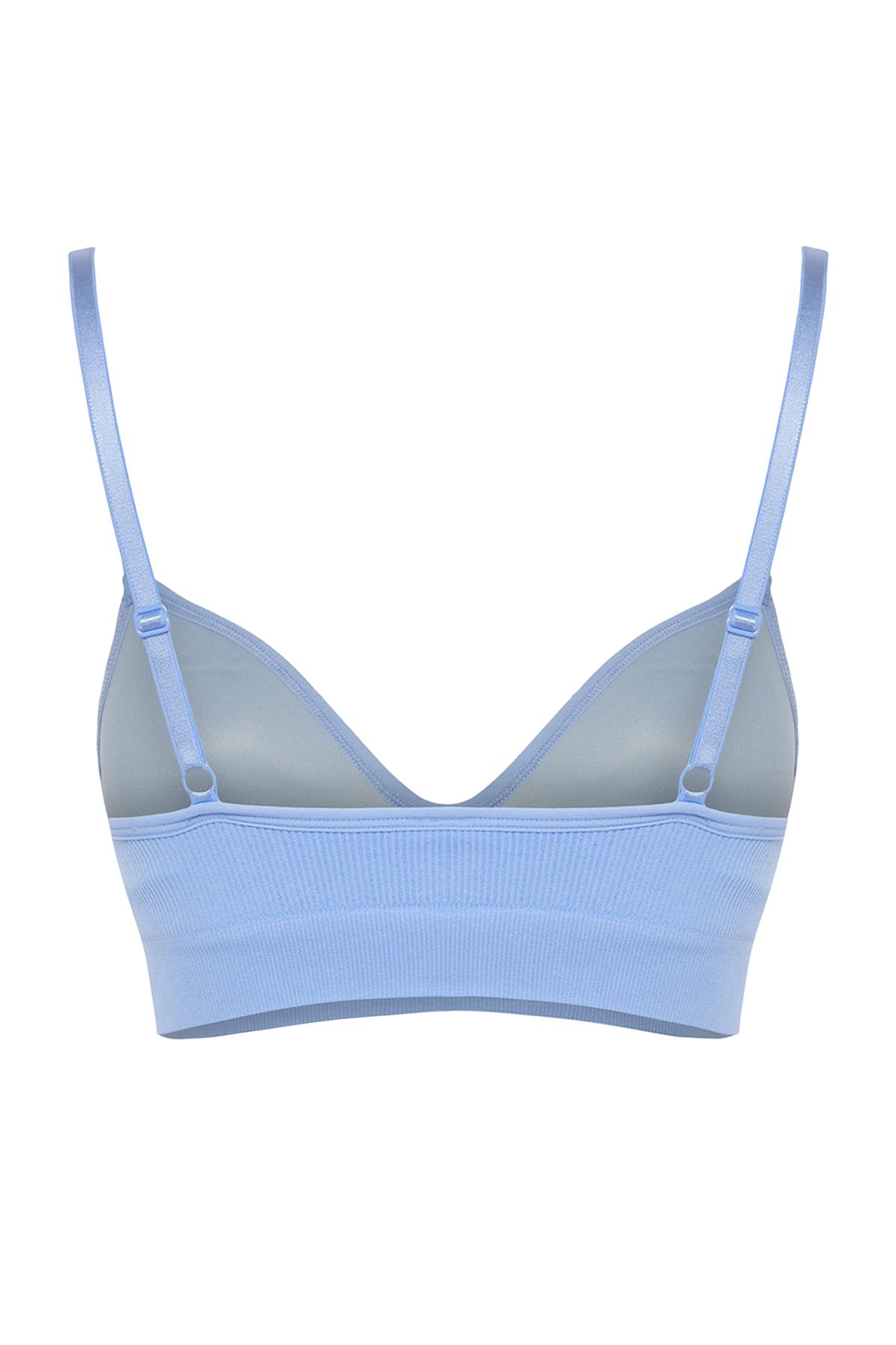 Trendyol Collection-Blue Seamless String Strap Bralette - Finish Without Filler and Underwire Thmaw22Su0043 8