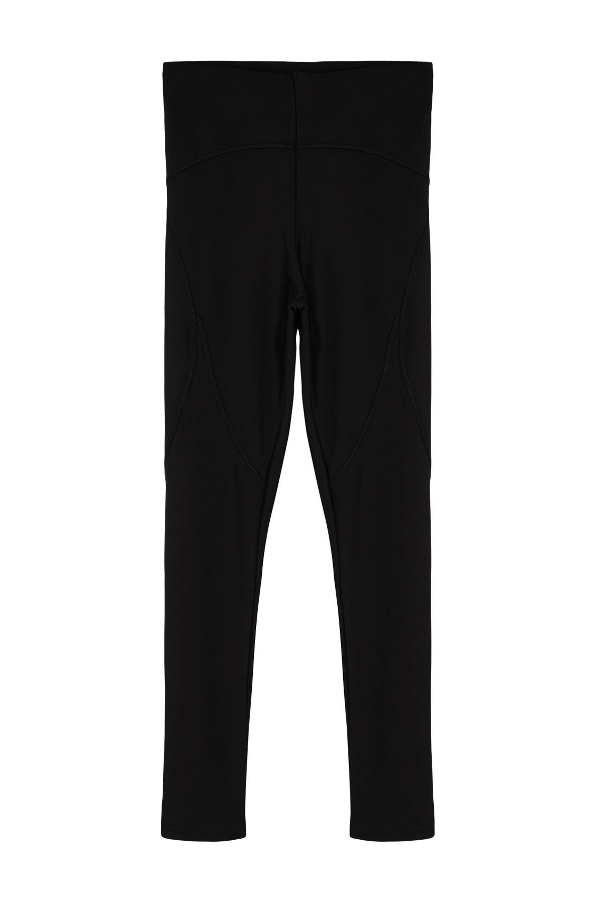 Trendyol Collection-Schwarze Recovery-Sportleggings in voller Länge aus Strick TWOSS21TA0023 9