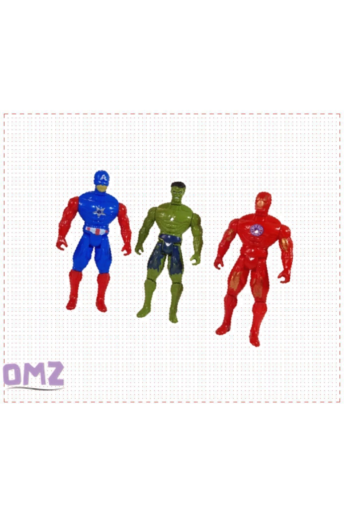 OMZ Süper Kahraman Kaptan Amerika Ironman Hulk 3Lü Zeka Zihin Geliştirm Kız Erkek Cocuk Egitici Oyuncak fotoğrafı 6 (önizleme)