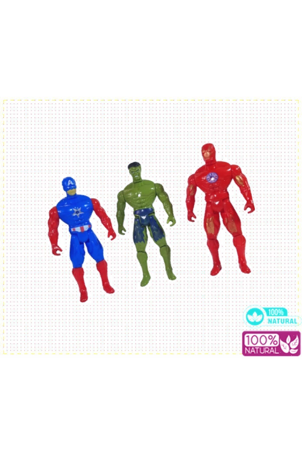 OMZ Süper Kahraman Kaptan Amerika Ironman Hulk 3Lü Zeka Zihin Geliştirm Kız Erkek Cocuk Egitici Oyuncak fotoğrafı 7 (önizleme)