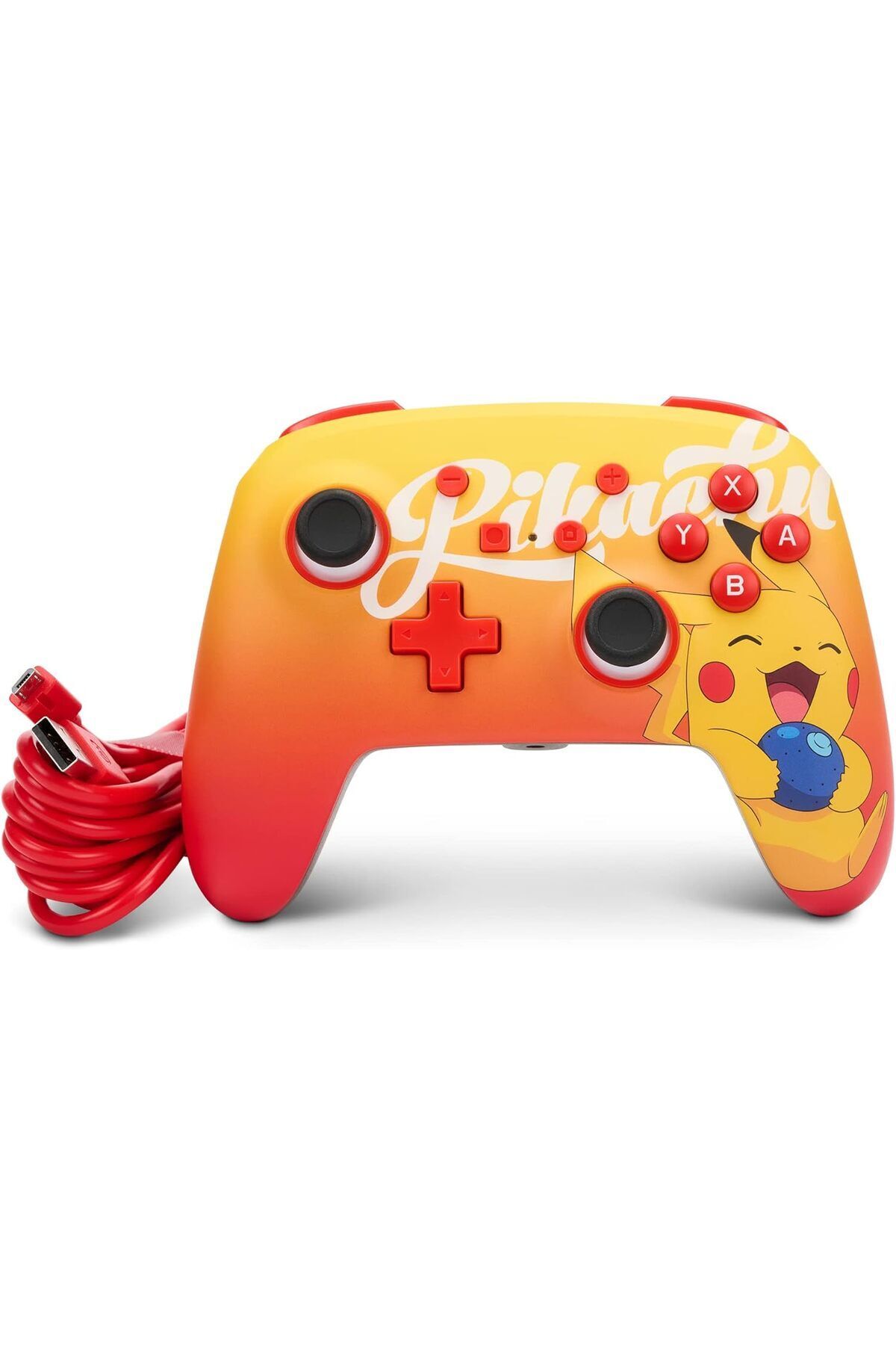 Nintendo Switch PowerA Enhanced Kablolu Oyun Kumandası Oran Berry Pikachu 6