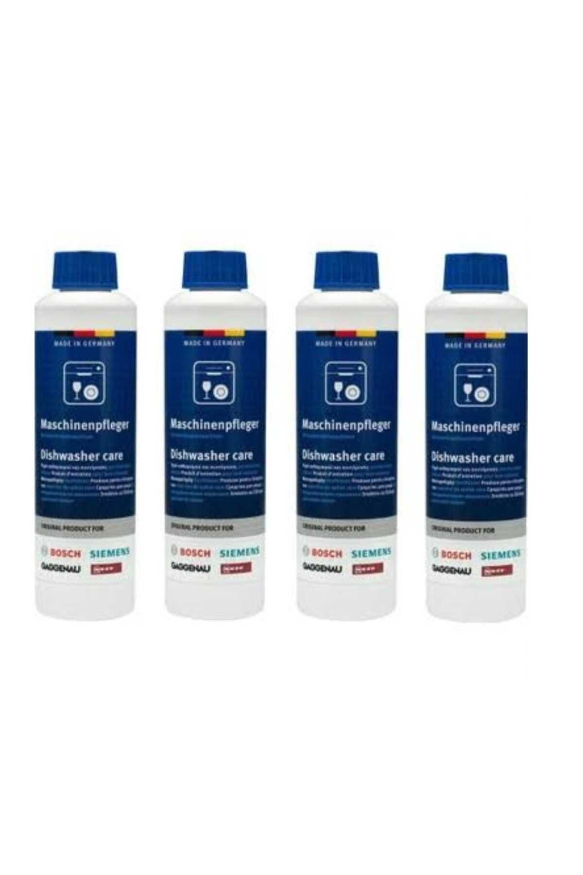 Bosch Bulaşık Makineleri için Sıvı Temizleyici 4'lü Paket