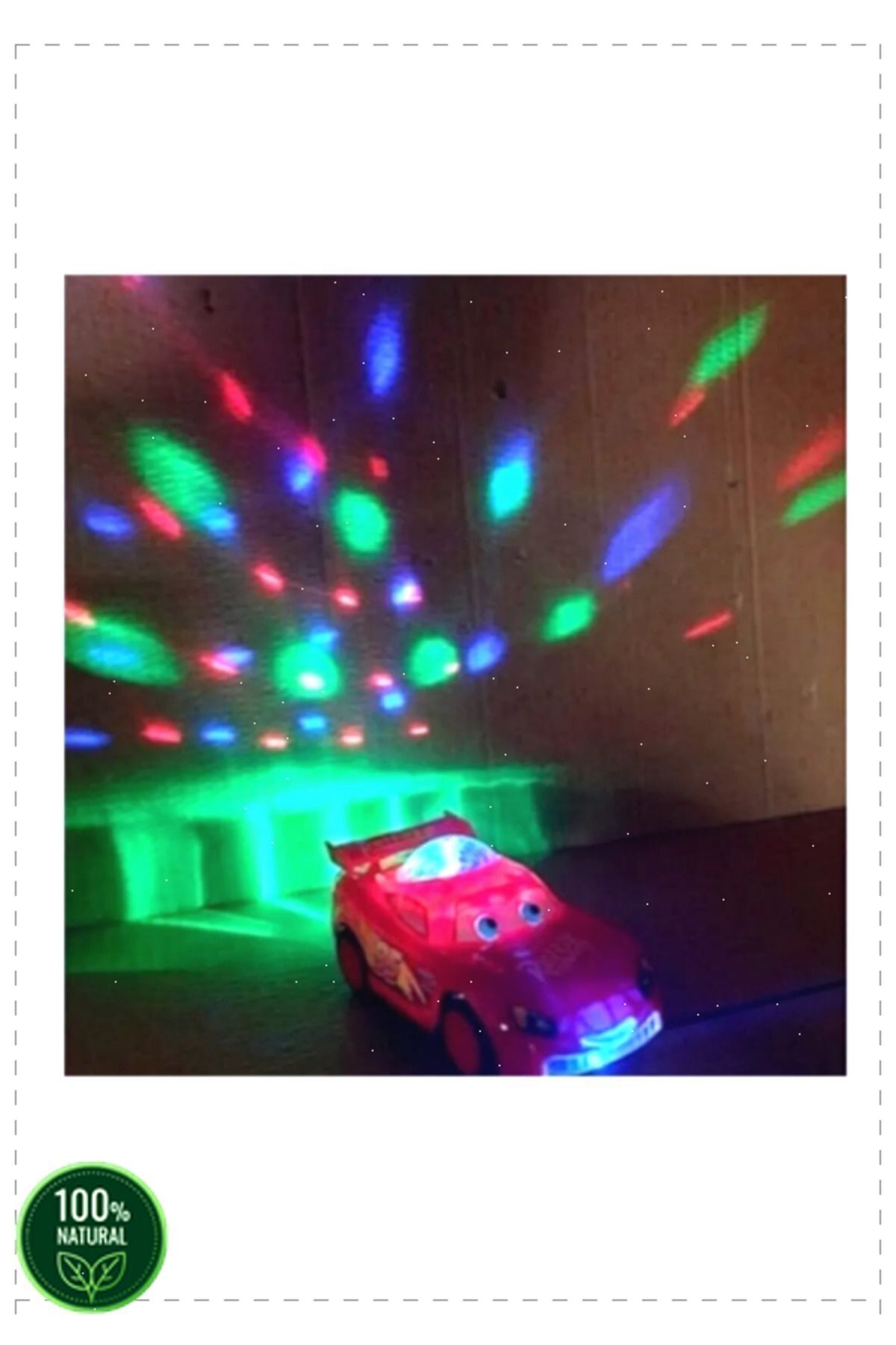 OMZ Şimşek Mcqueen Cars Işıklı Sesli Araba Sarı Kız Erkek Oyuncakları Cocuk Egitici Montessori Oyuncakl fotoğrafı 3 (önizleme)