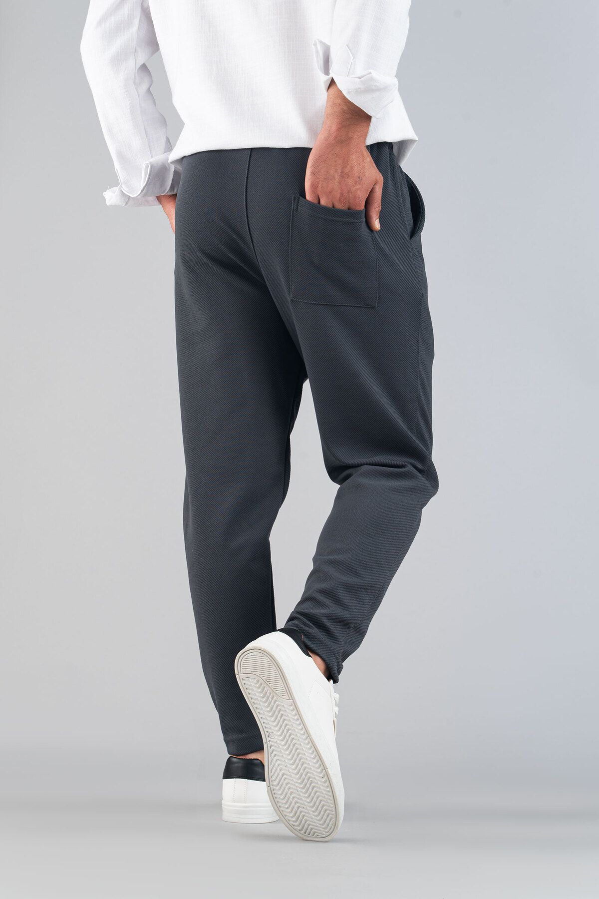 bombe-Мъжки панталон Slim Fit Jogger - Гъвкав, ликра, панталон с еластична талия 2