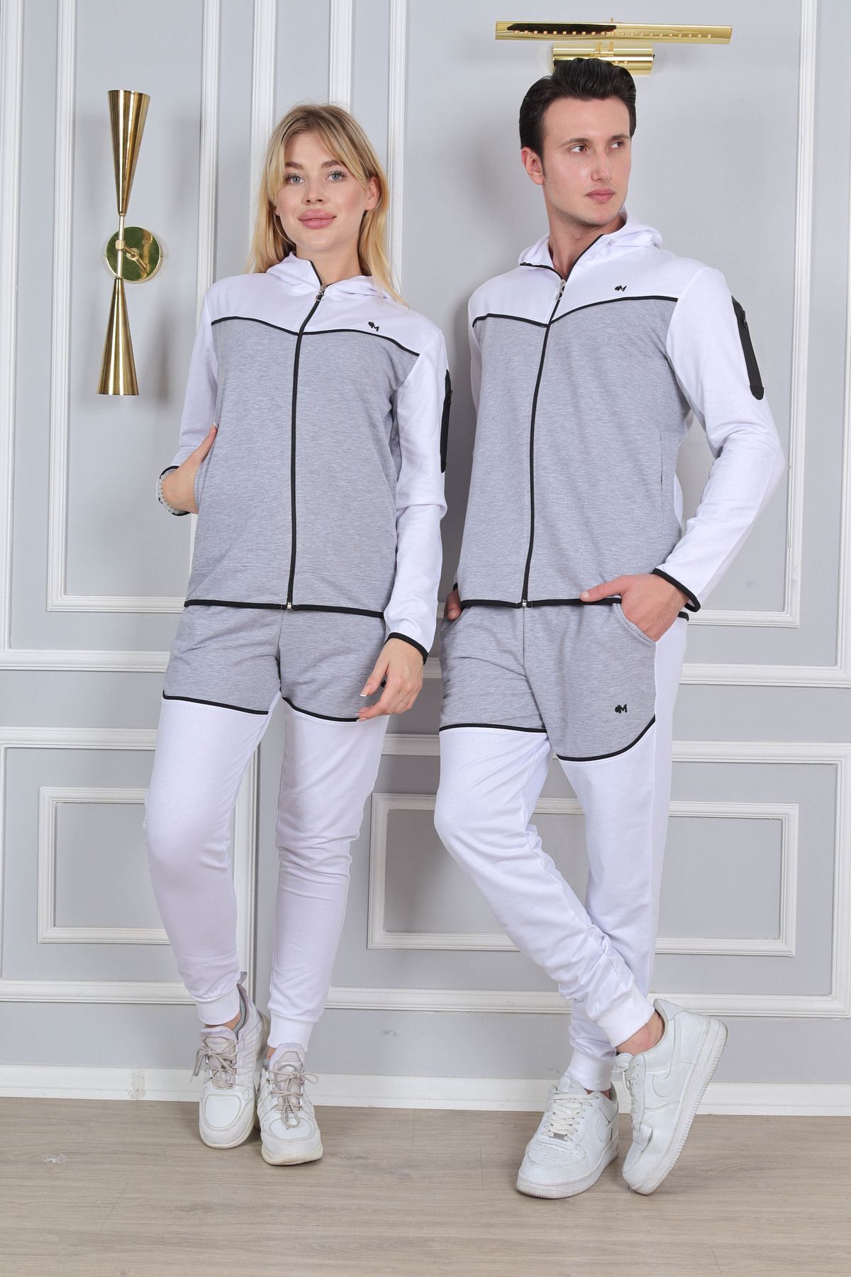 لباس ورزشی اسپرت - ست لباس خواب آستین بلند دو نخ (ضخیم) - گلدوزی شده - قیمت برای یک نفر