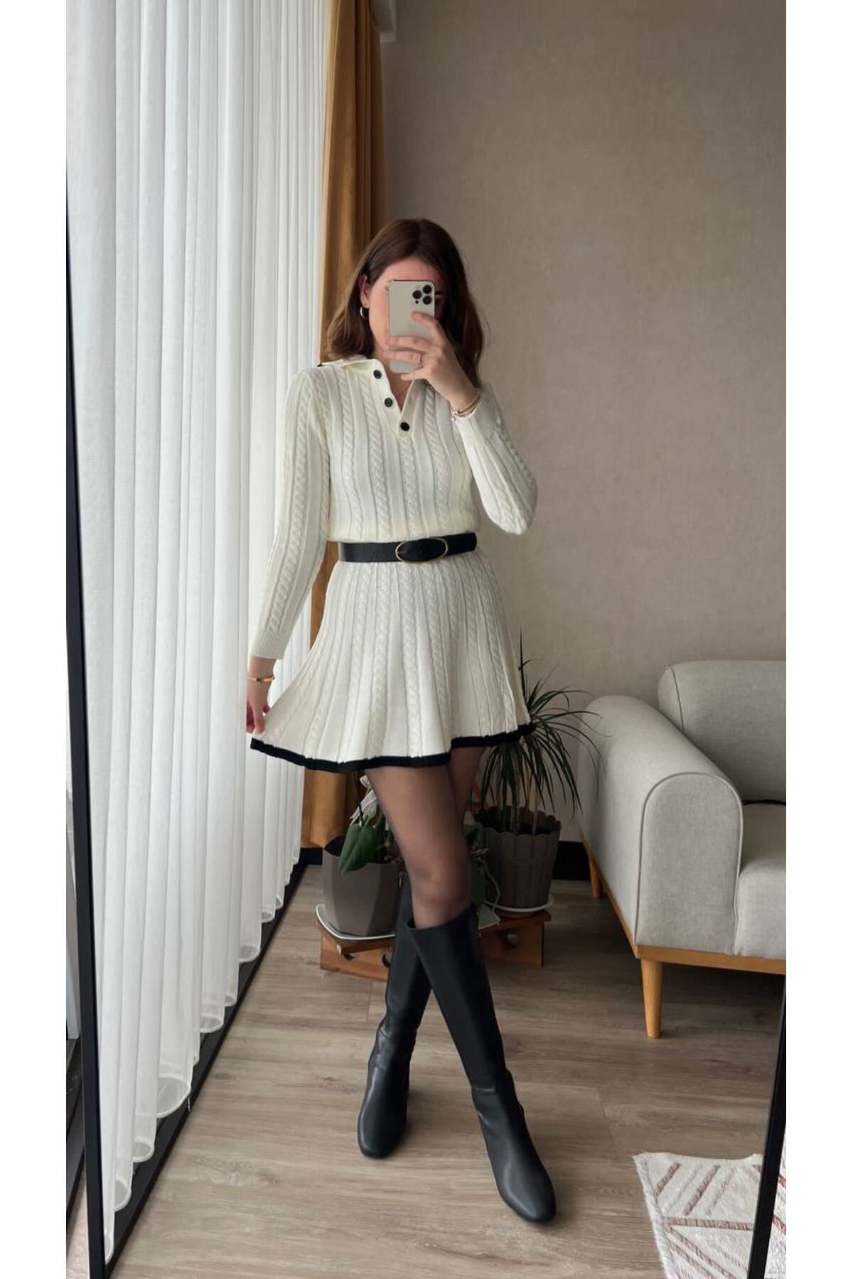 Abalı Новий сезон - трикотажний костюм зі спідницею