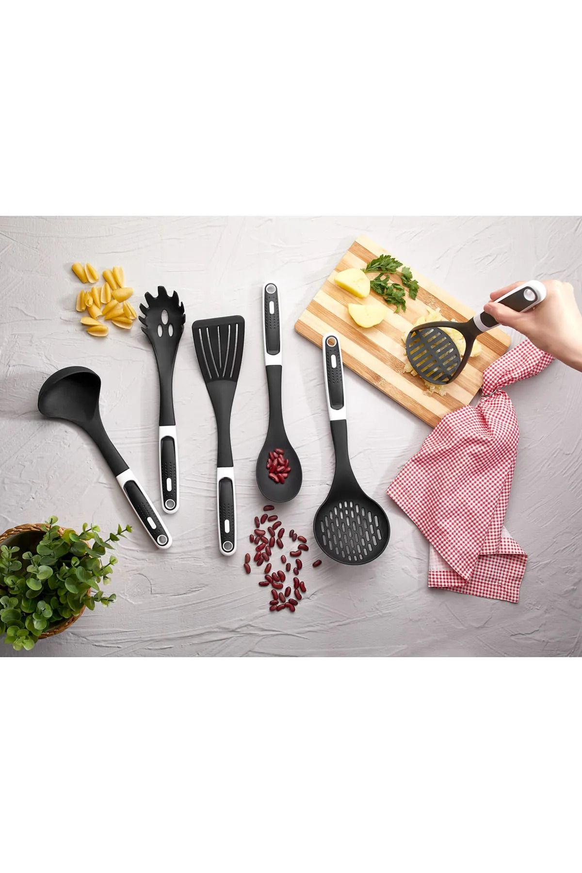 Ahlat Store-Fireproof Non-Stick Teflon Serving Set of 5 - 210 Degree Resistant 1