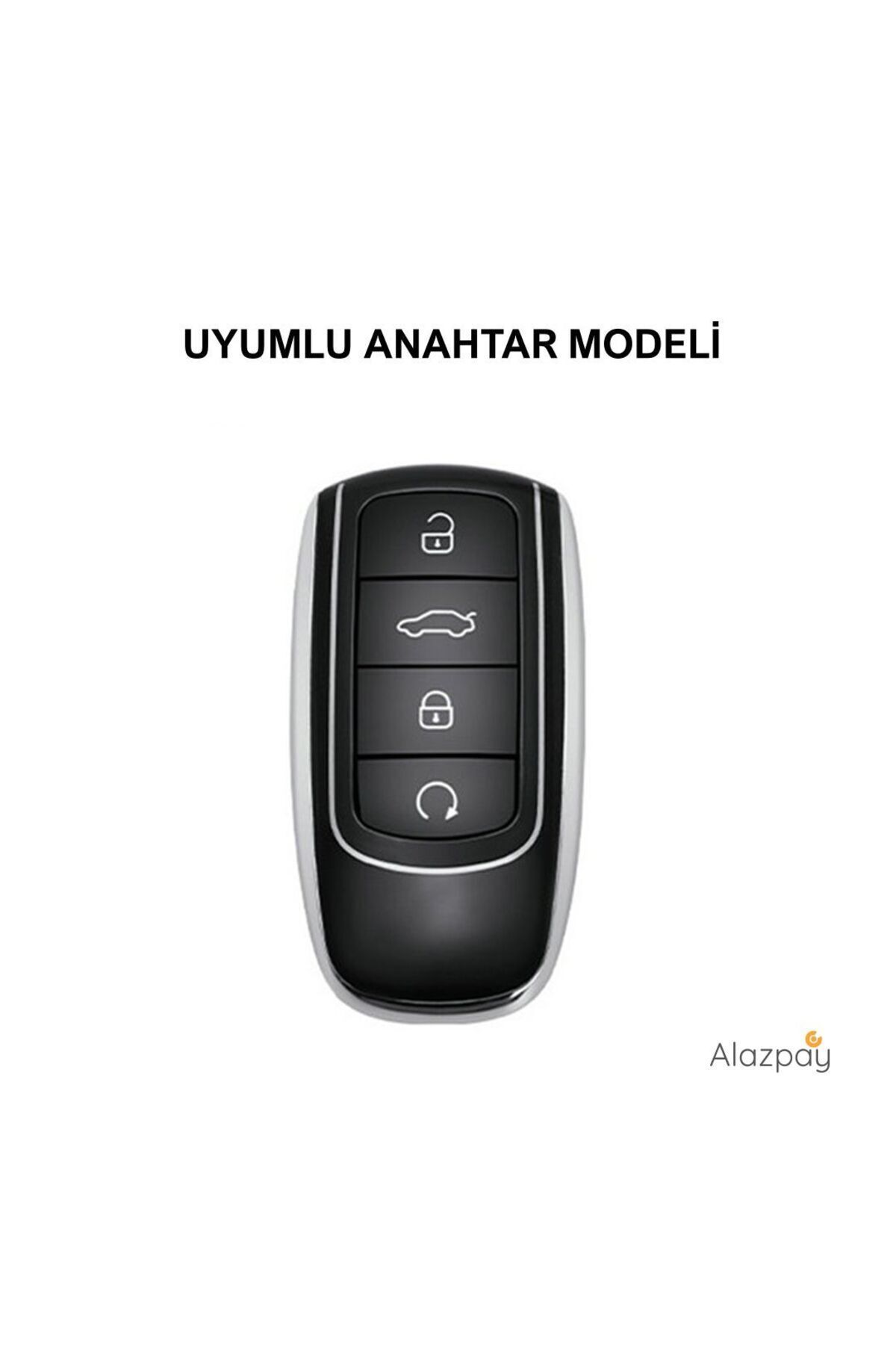Alazpay-Chery Tiggo 8 Pro & 7 Pro Avatgarde Omoda 5 Hexagon Patterned Silicone Key Case - 1 Piece 2