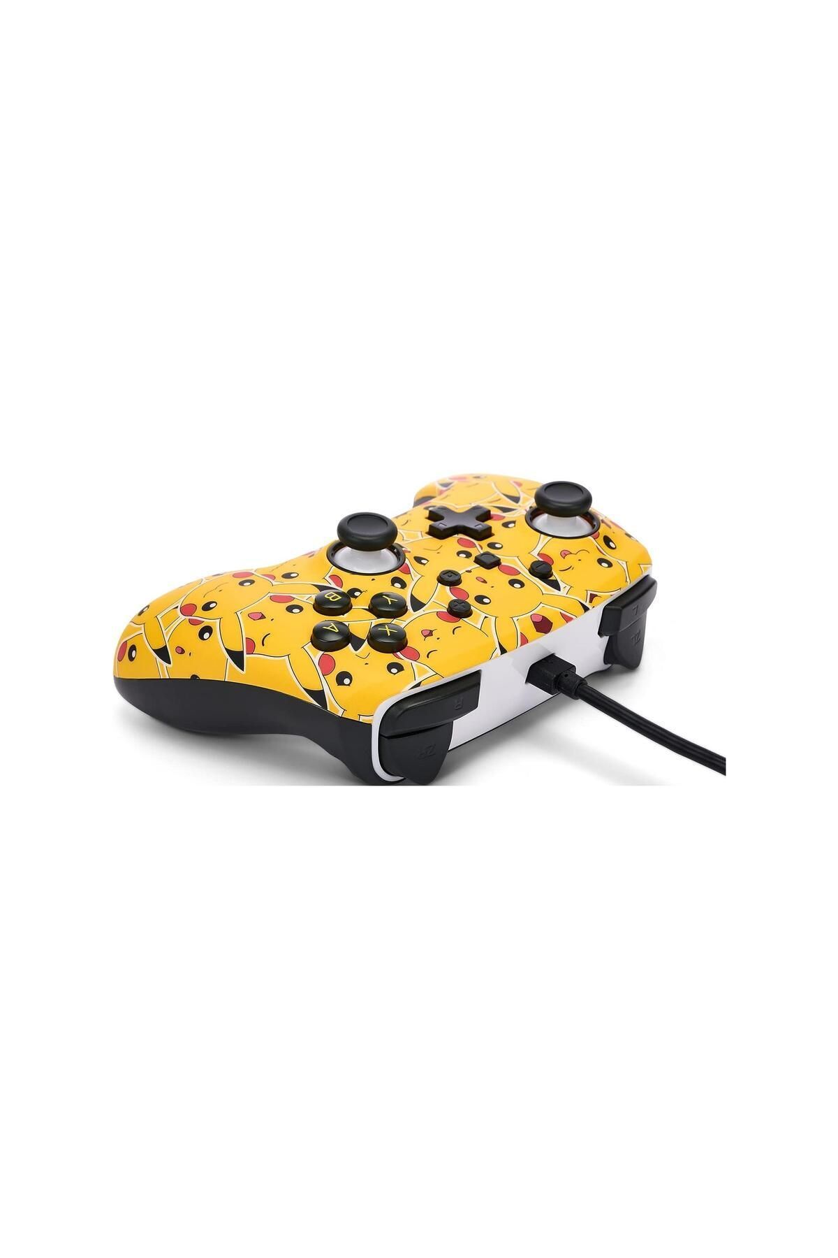 Powera-Licensed Pikachu Moods with Nintendo Switch Wired Game Handle 6