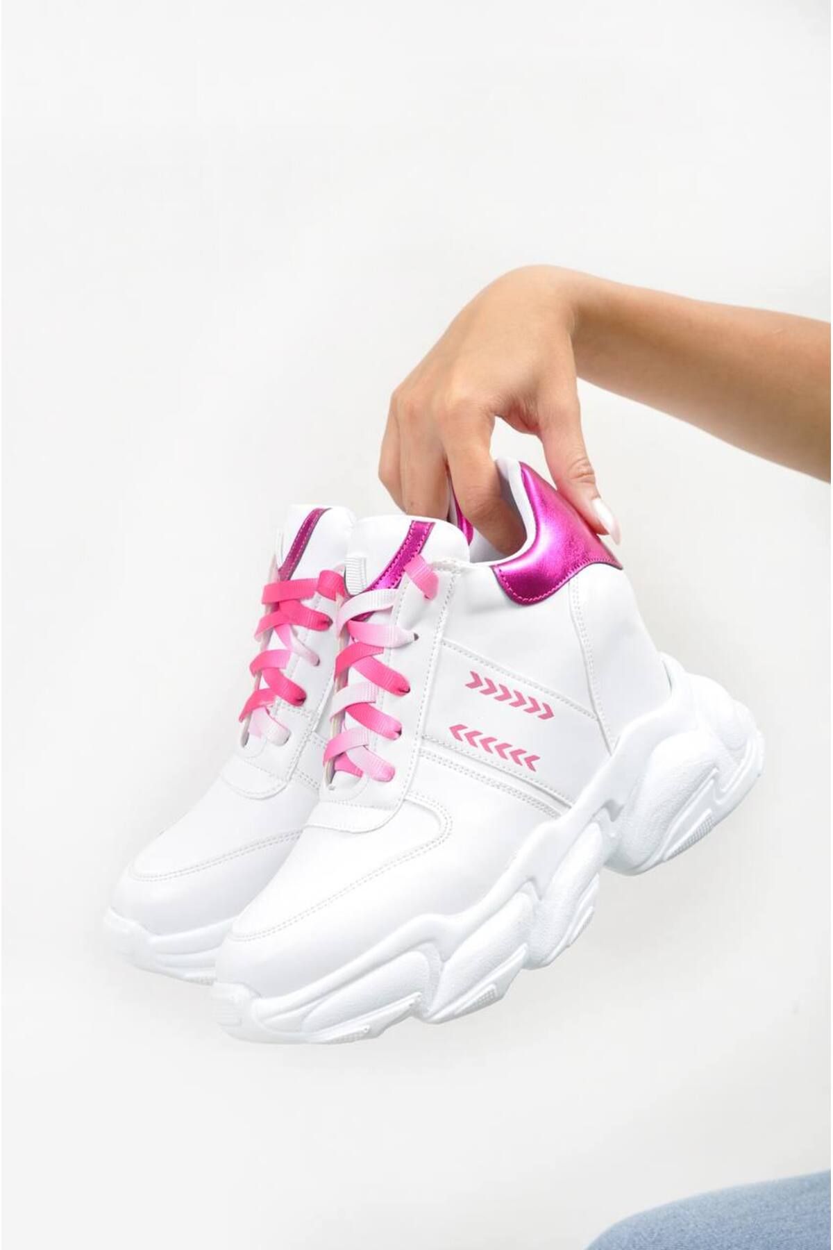 Elvis-High Heeled Women's Sneakers - 10 cm 2