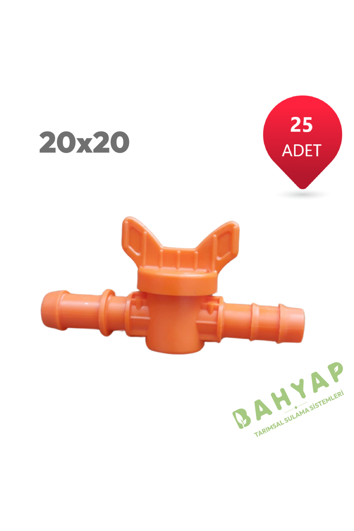 Damlama Sulama Kurtağzı Conta Çıkış Mini Vana 20x20 - 25 Adet