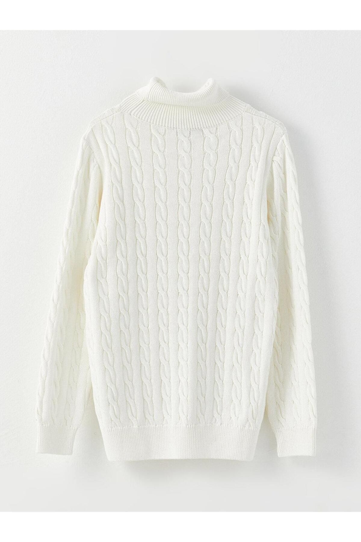 بافت مردانه راسته  آستین بلند | ال سی وایکیکی LC Waikiki W2FV65E8 - تصویر 7