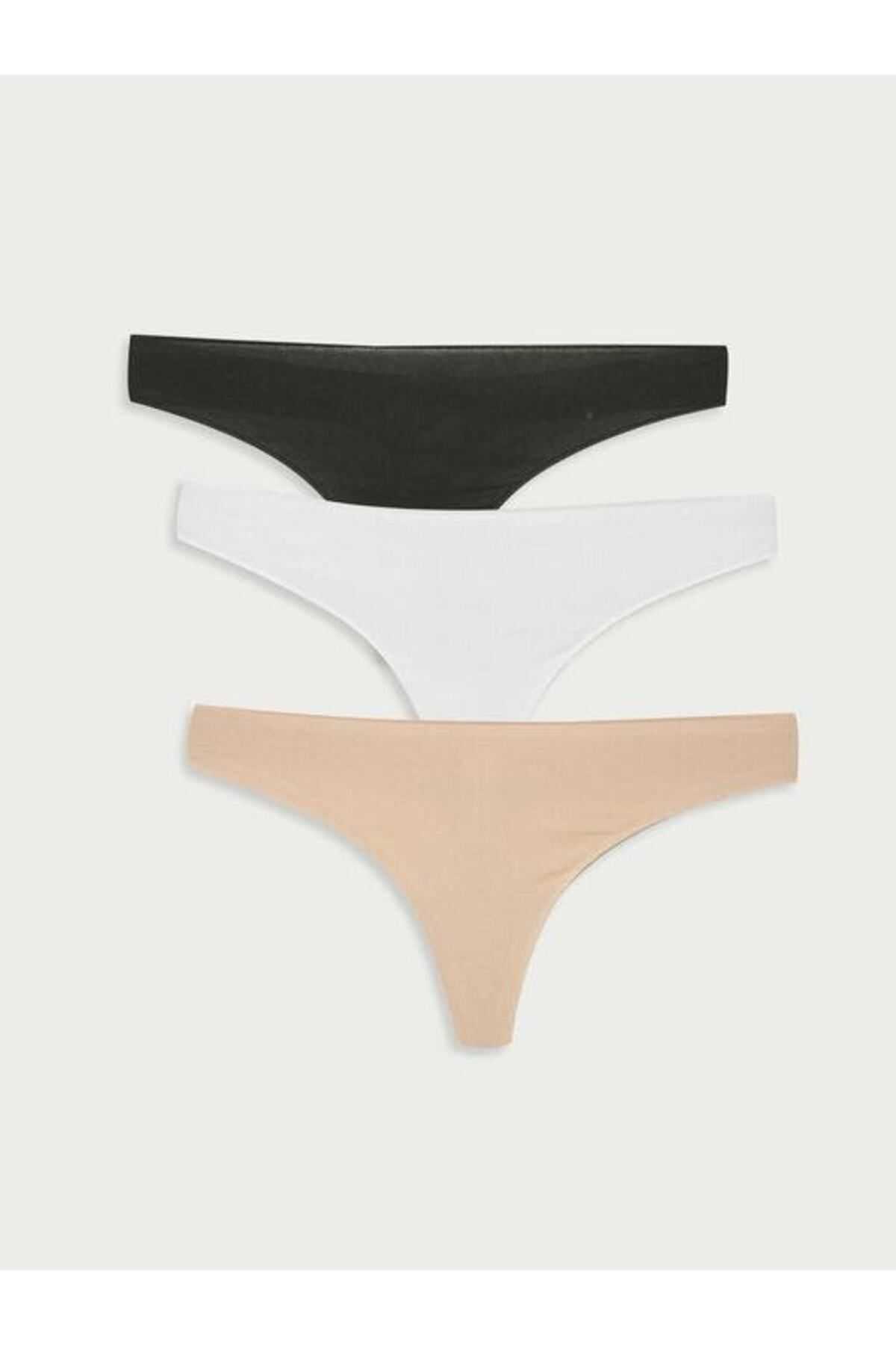LC Waikiki-Lcw Σετ 3 Slip Cotton Laundry 5