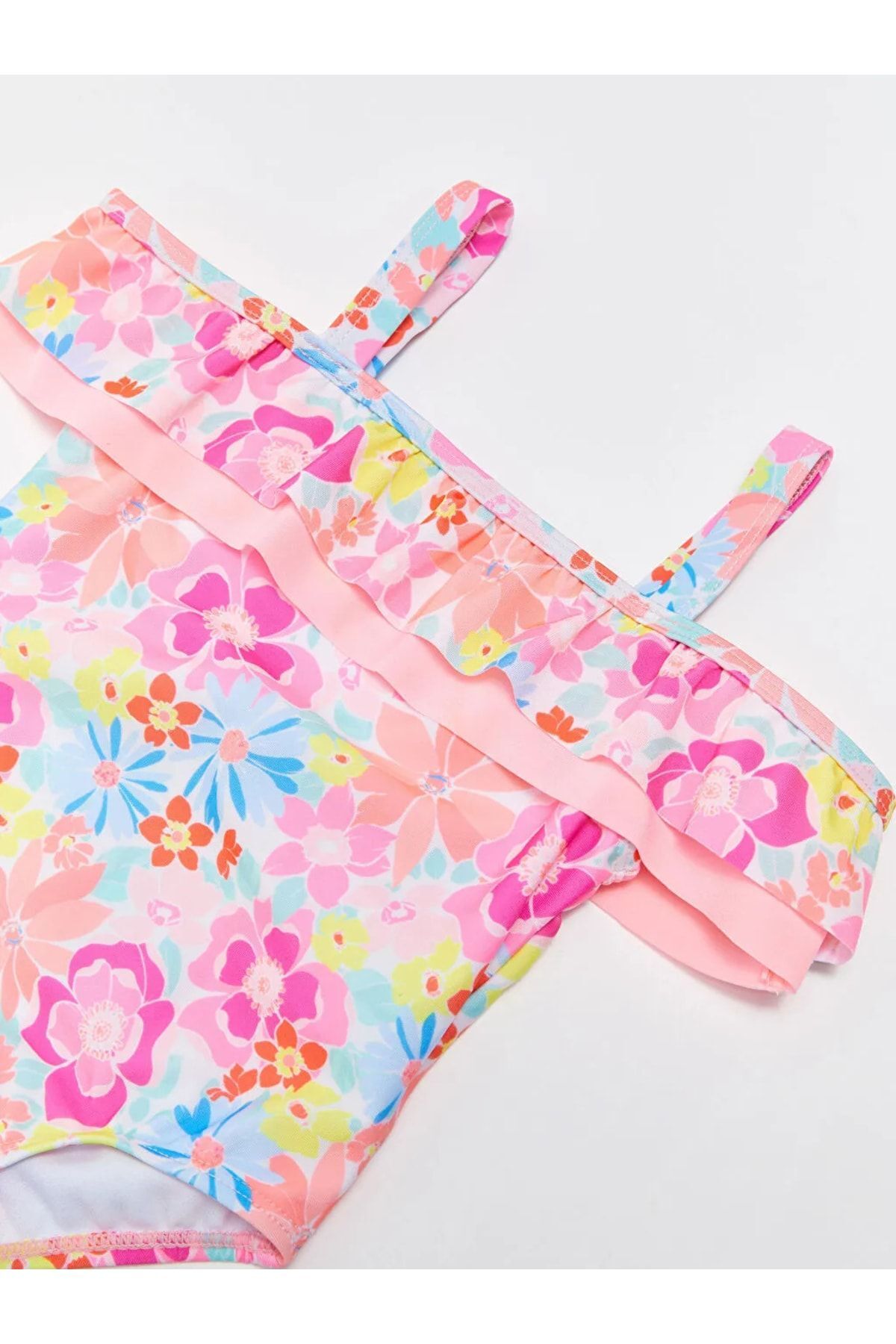 LC Waikiki Lcw Baby Askılı Baskılı Kız Bebek Mayo fotoğrafı 3 (önizleme)