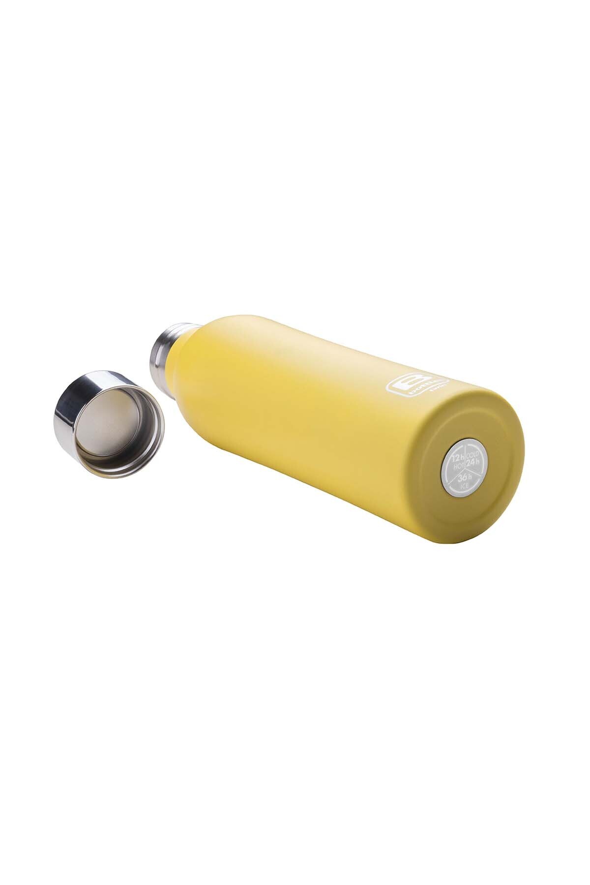 BUGATTI-Stainless Steel Velvet Twin Thermos - 500Ml Yellow 4