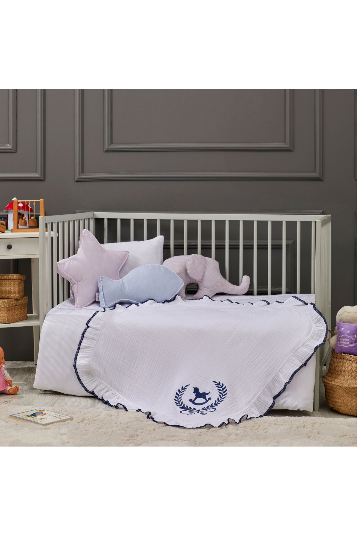 Lucky Colt Bebek Battaniye — İndigo