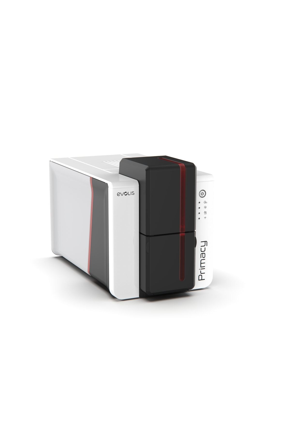 Stampante Per Carte D'Identità Evolis Primacy Simplex Expert - Colore Rosso Fuoco, USB/Ethernet, Modello PM1H0000RS