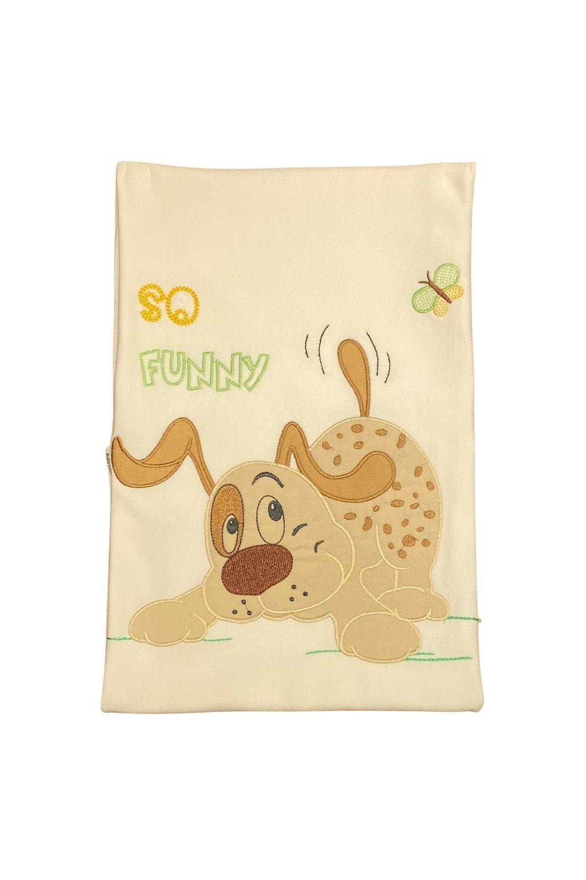 Combed Cotton Baby Blanket Dog