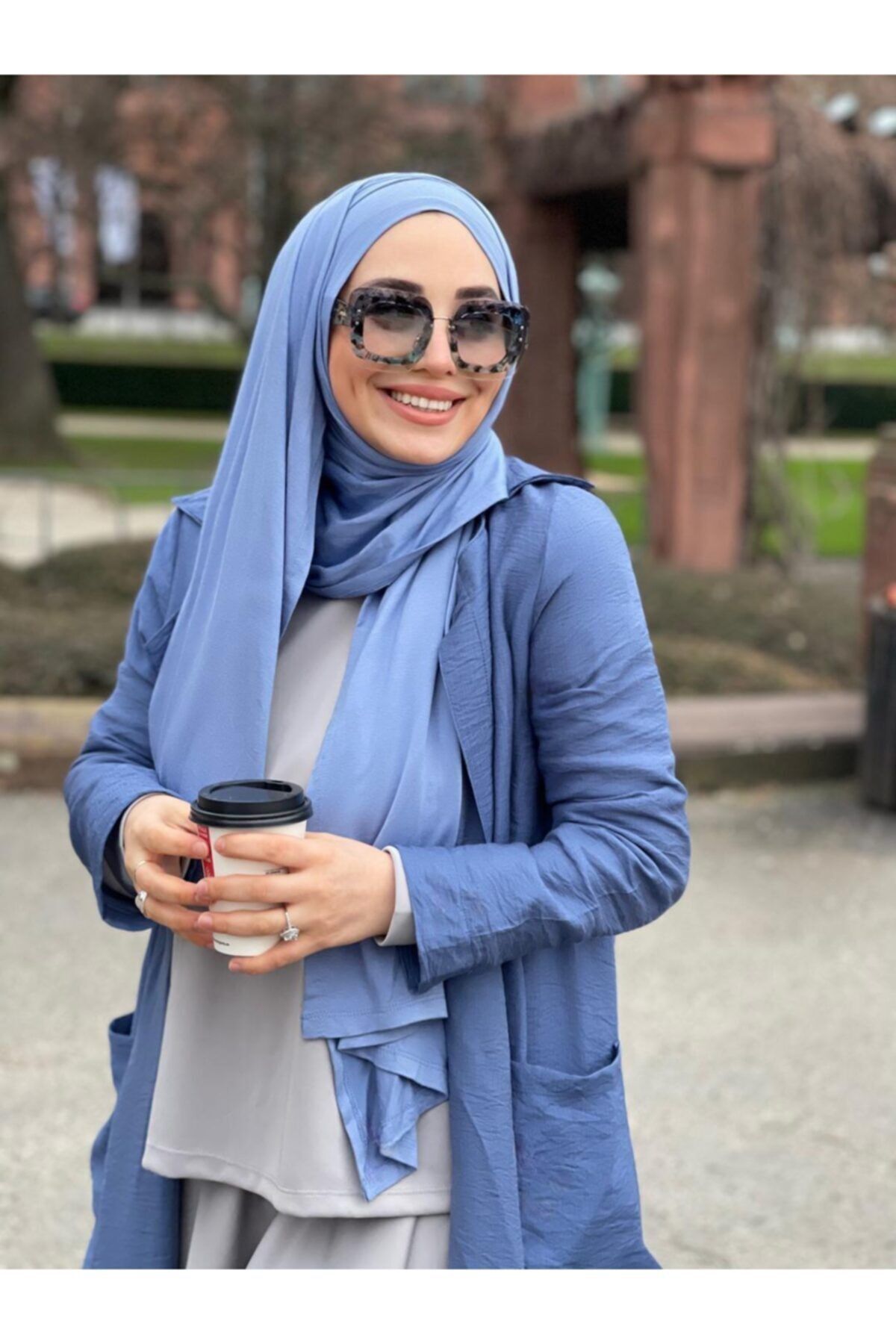 Differenza-Combed Cotton Shawl Indigo 6