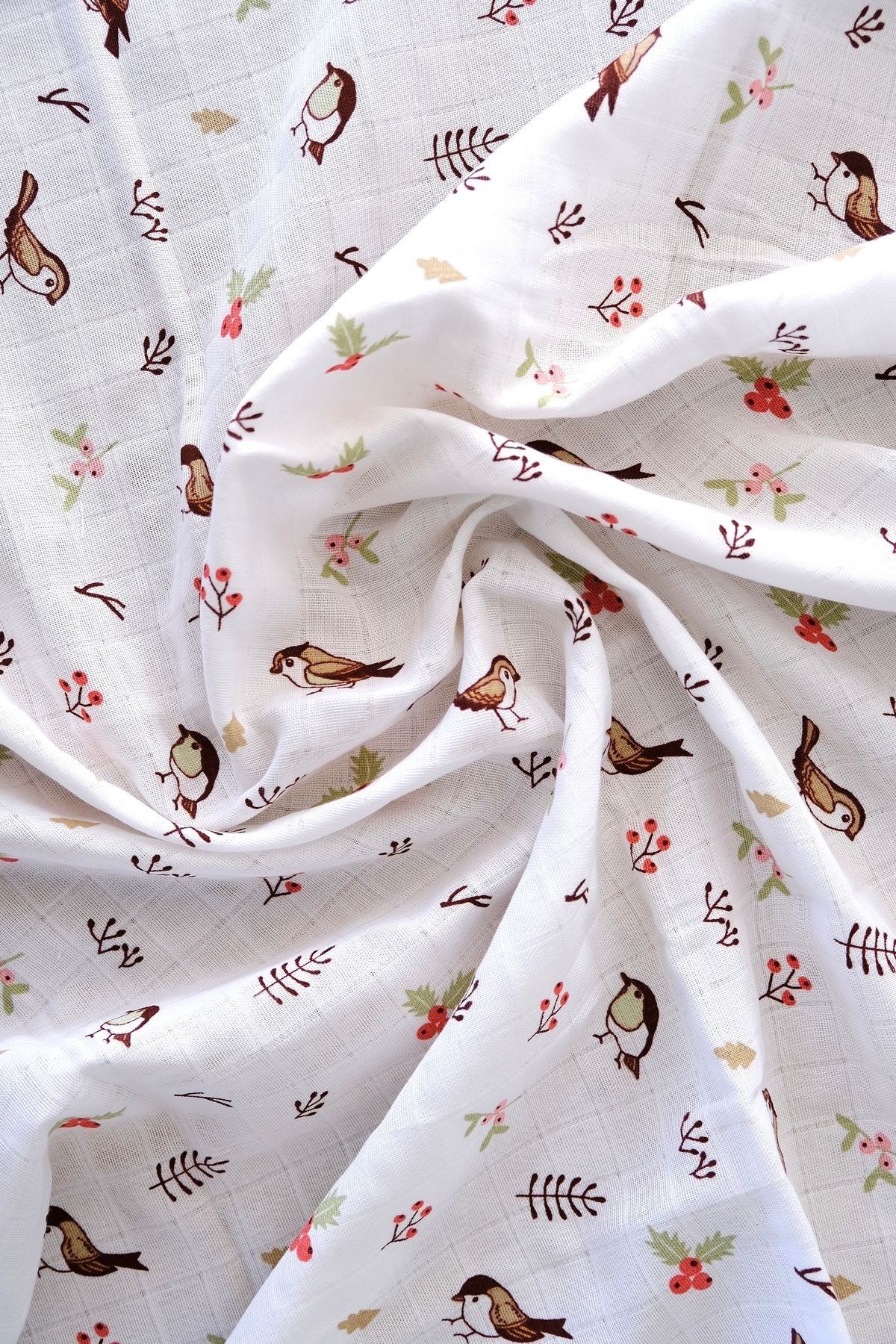 runbaby 100x120cm Oeko-tex Sertifikalı Bebek Müslin Örtü fotoğrafı 2 (önizleme)