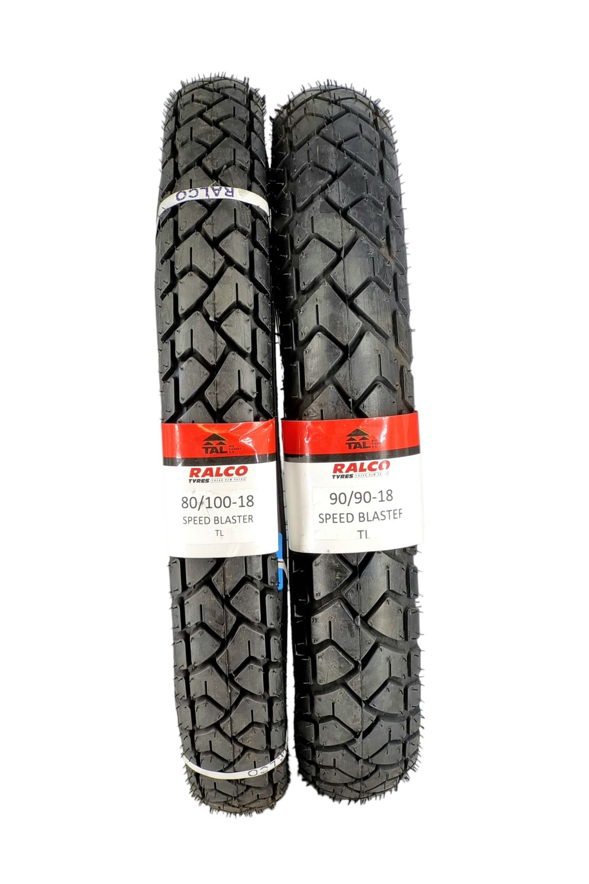 RALCO TYRES HONDA CBF 150 LASTİK TAKIMI 80/100-18 VE 90/90-18 TL (TUBELESS - DUBLEKS) SPEEDBLASTERA31