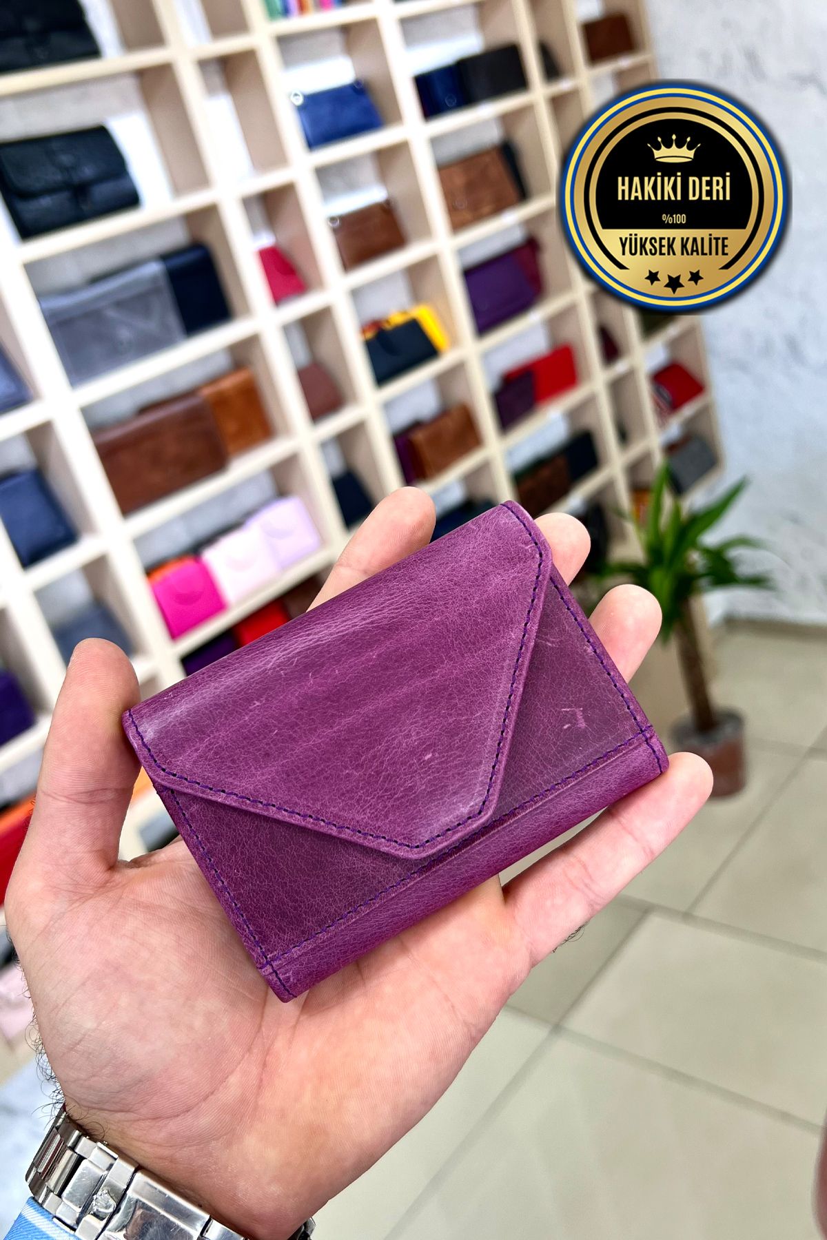 کیف پول مردانه و زنانه MIA MIDS یونیسکس اصلی نگهدارنده کارت آکاردئون چرمی مدل CüzCan