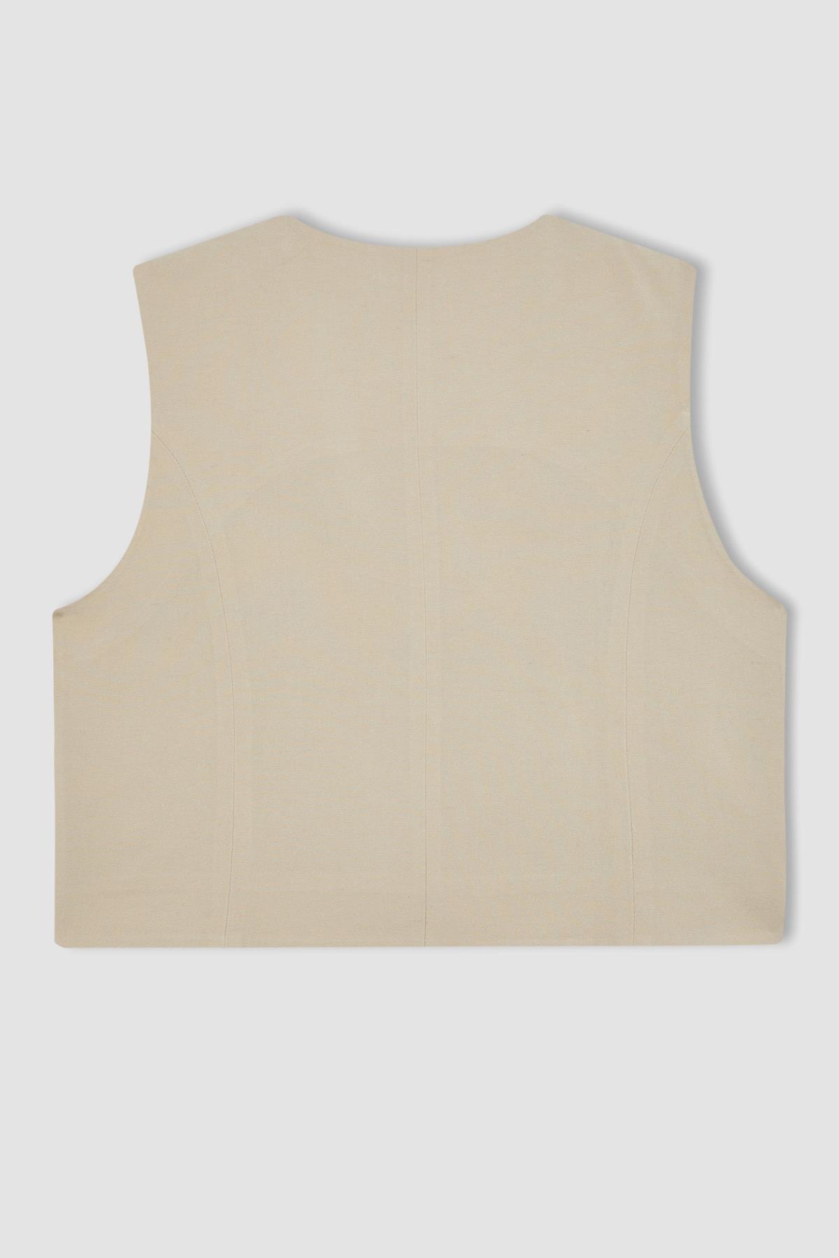 جلیقه زنانه دفاکتو | C3828AX24HS Defacto - Image 3