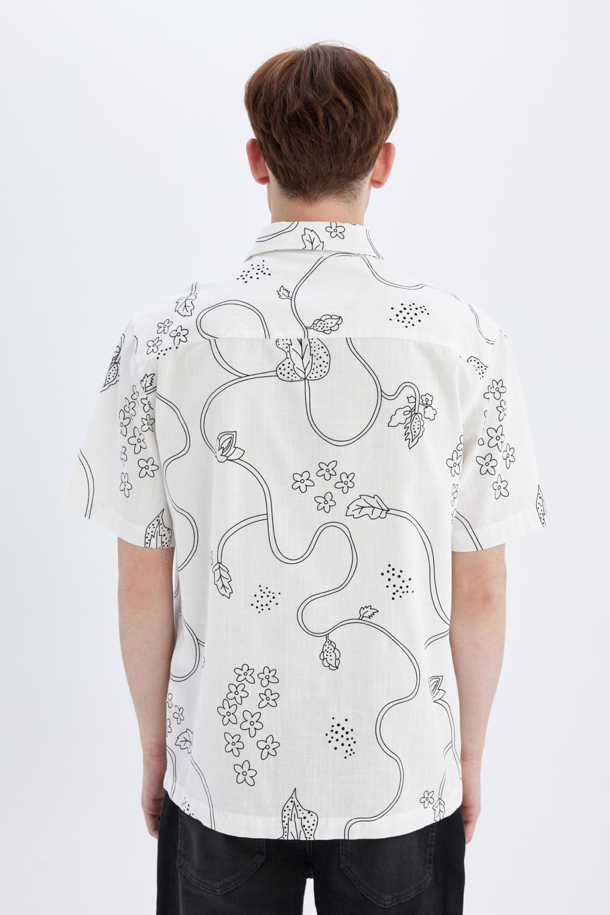 پیراهن مردانه دفاکتو | C7695AX24SM Defacto - Image 6