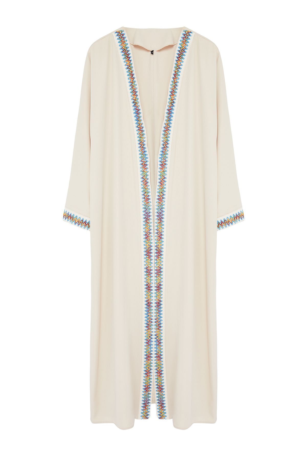 Trendyol Modest-Λεπτομερές υφαντό καπάκι & Ferace & Abaya & Kimono TCTSS24KF00033 7