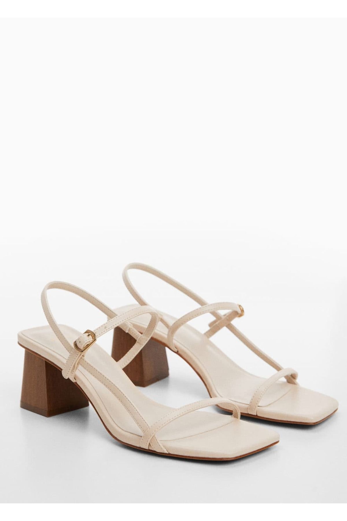 MANGO Block Heel Sandals Trendyol