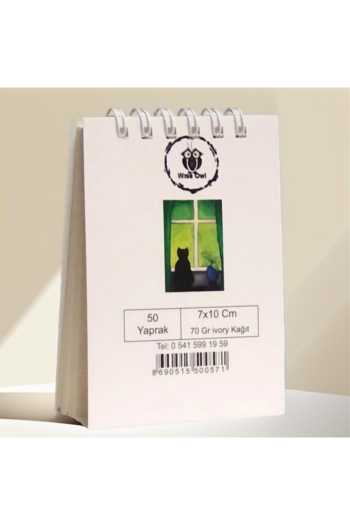 Pagos Yayınları-Mini Notebook A7/50 Sheets/Carton Cover/70 grConcept Notebook 2