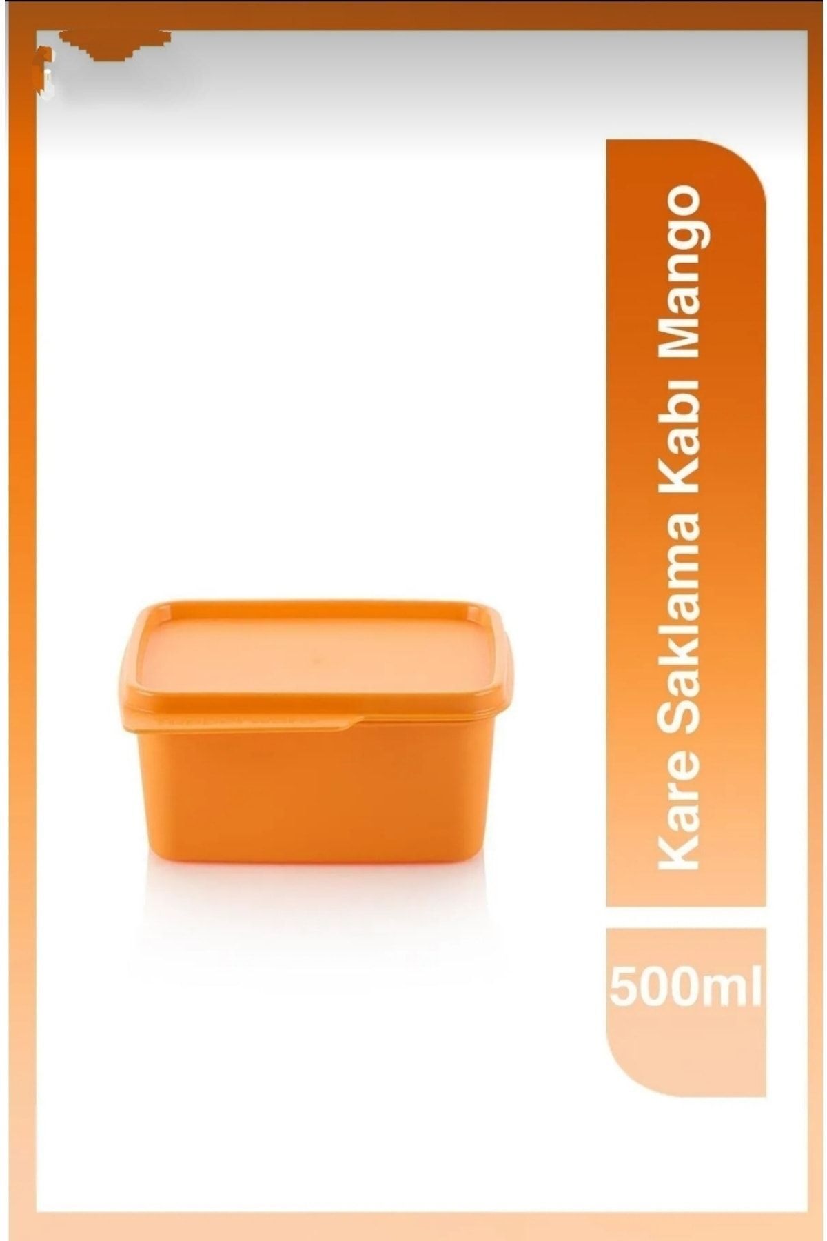 Tupperware-Square Storage 500ml Mango storage container 1