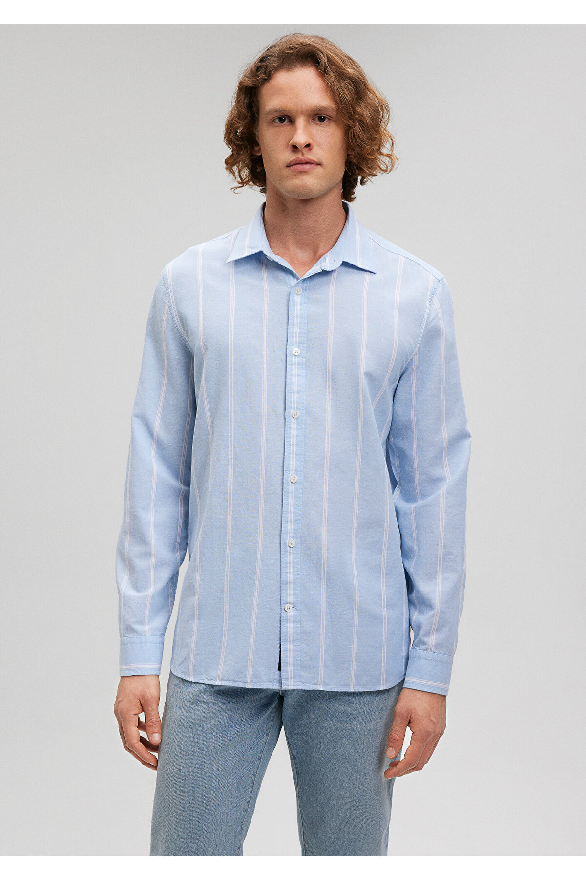 پیراهن مردانه ماوی | 210843 Mavi - Image 4