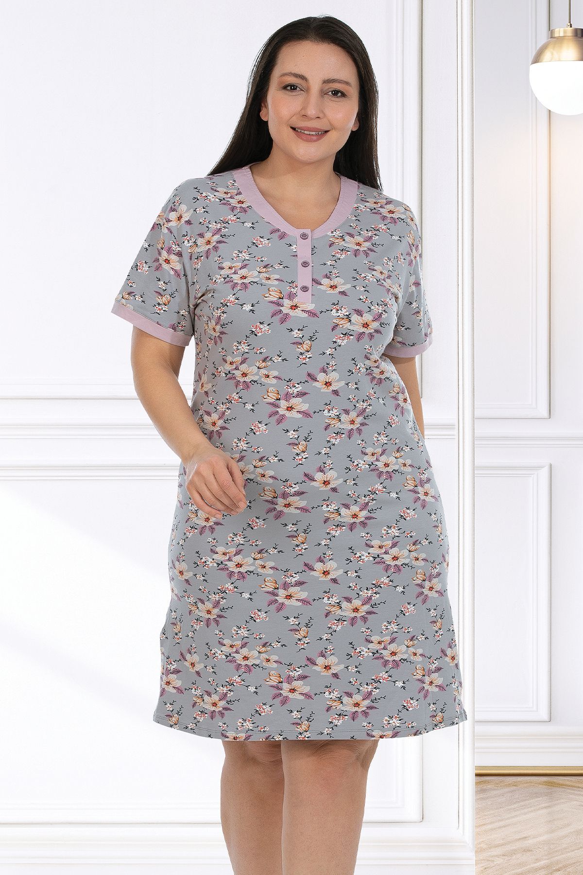 Bella Linda Büyük Beden Kadın Gecelik