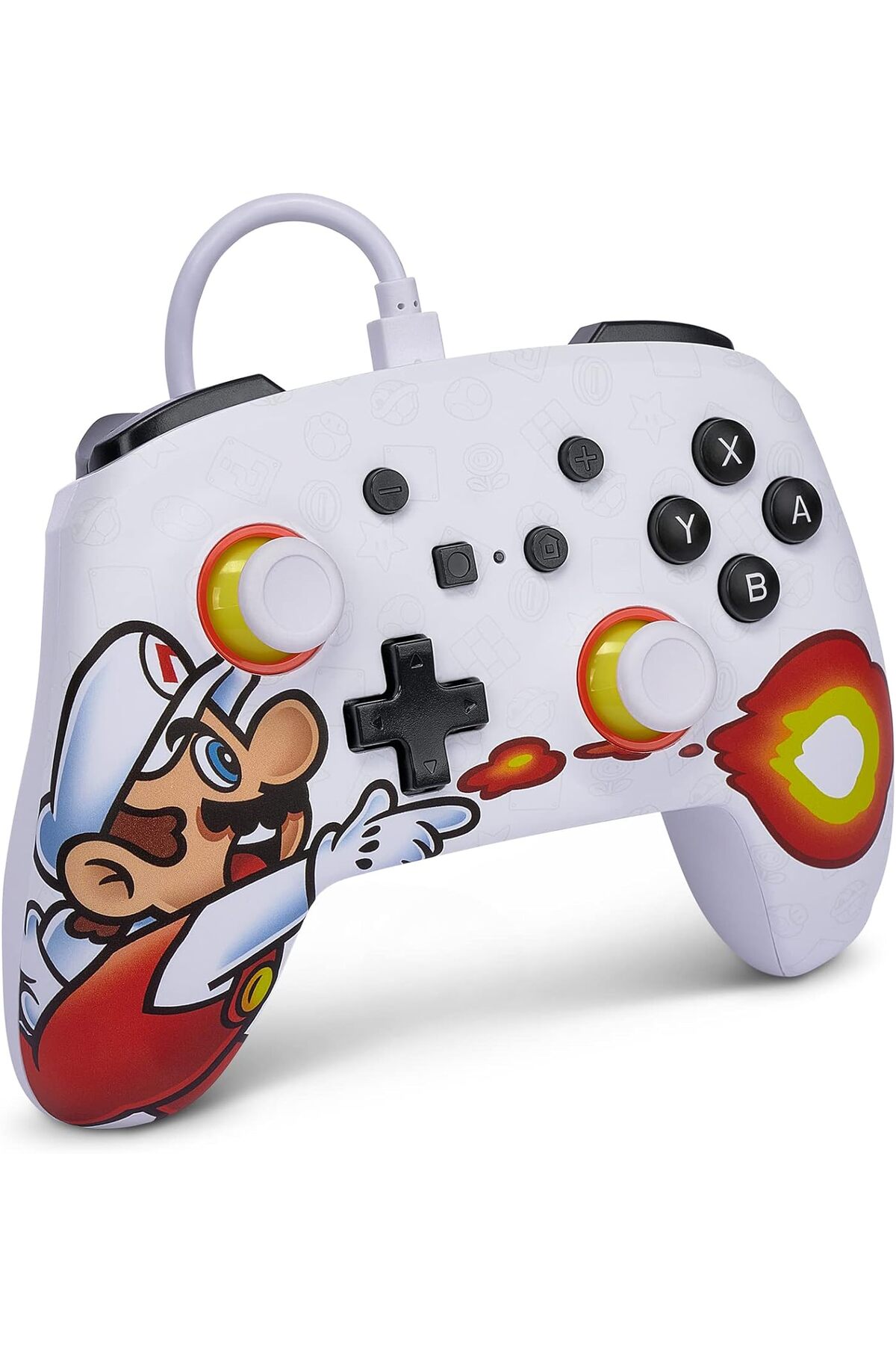 NINTENDO SWITCH ENHANCED KABLOLU OYUN KUMANDASI FIREBALL MARIO 4