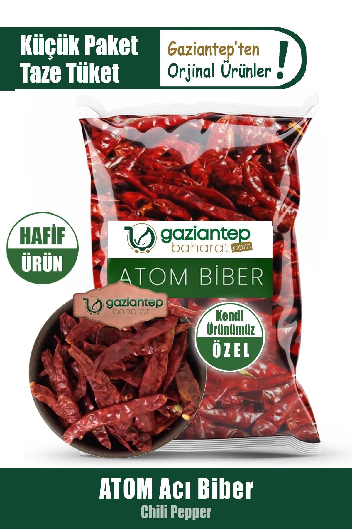 Gaziantep Baharat-Atom Pepper - Hot Graduation Dried 1