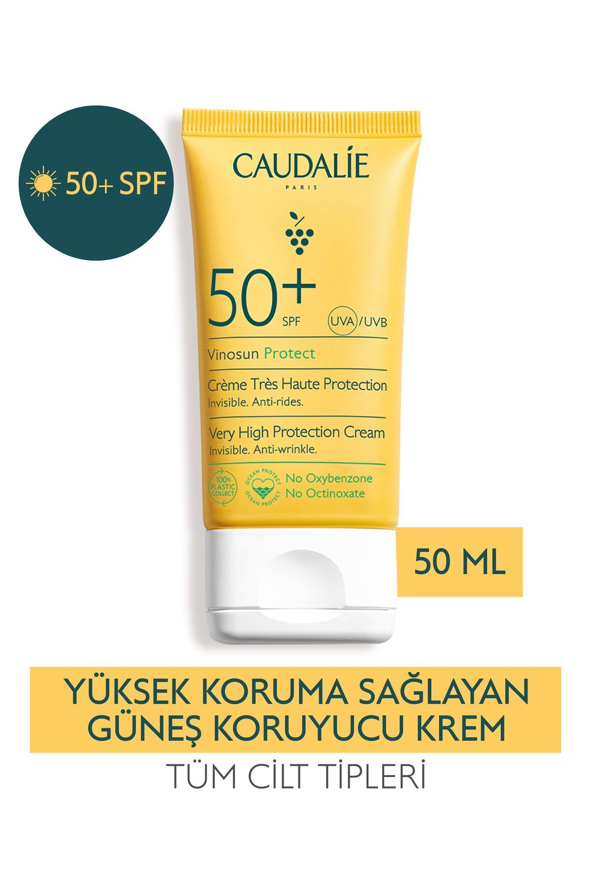 Caudalie Vinosun Солнцезащитный крем высокой защиты Spf50 50 мл 374