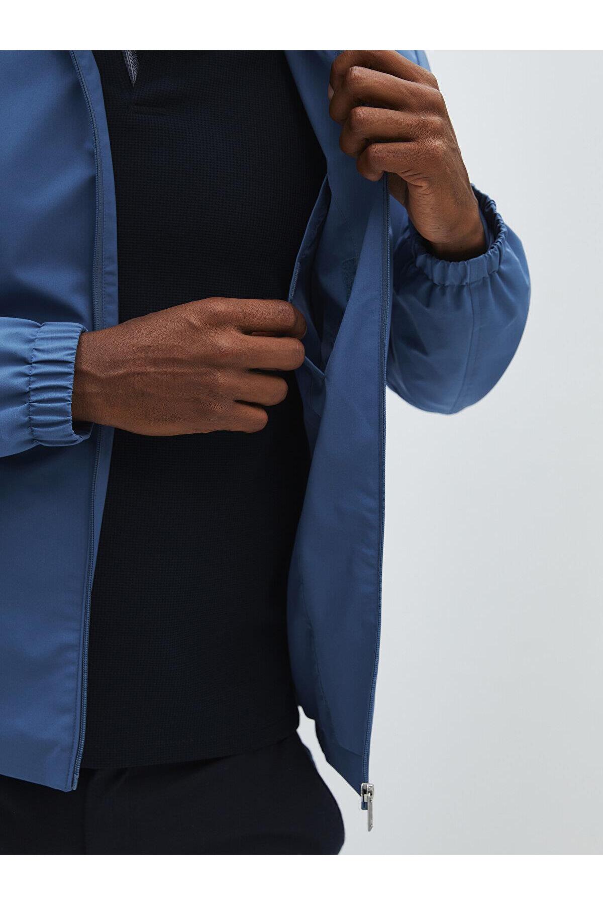 کاپشن مردانه آبی LC Waikiki | S44089Z8 اورجینال - تصویر 5