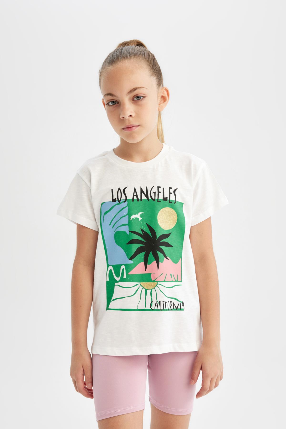 تی شرت دخترانه دفاکتو | D0868A824HS Defacto - Image 4