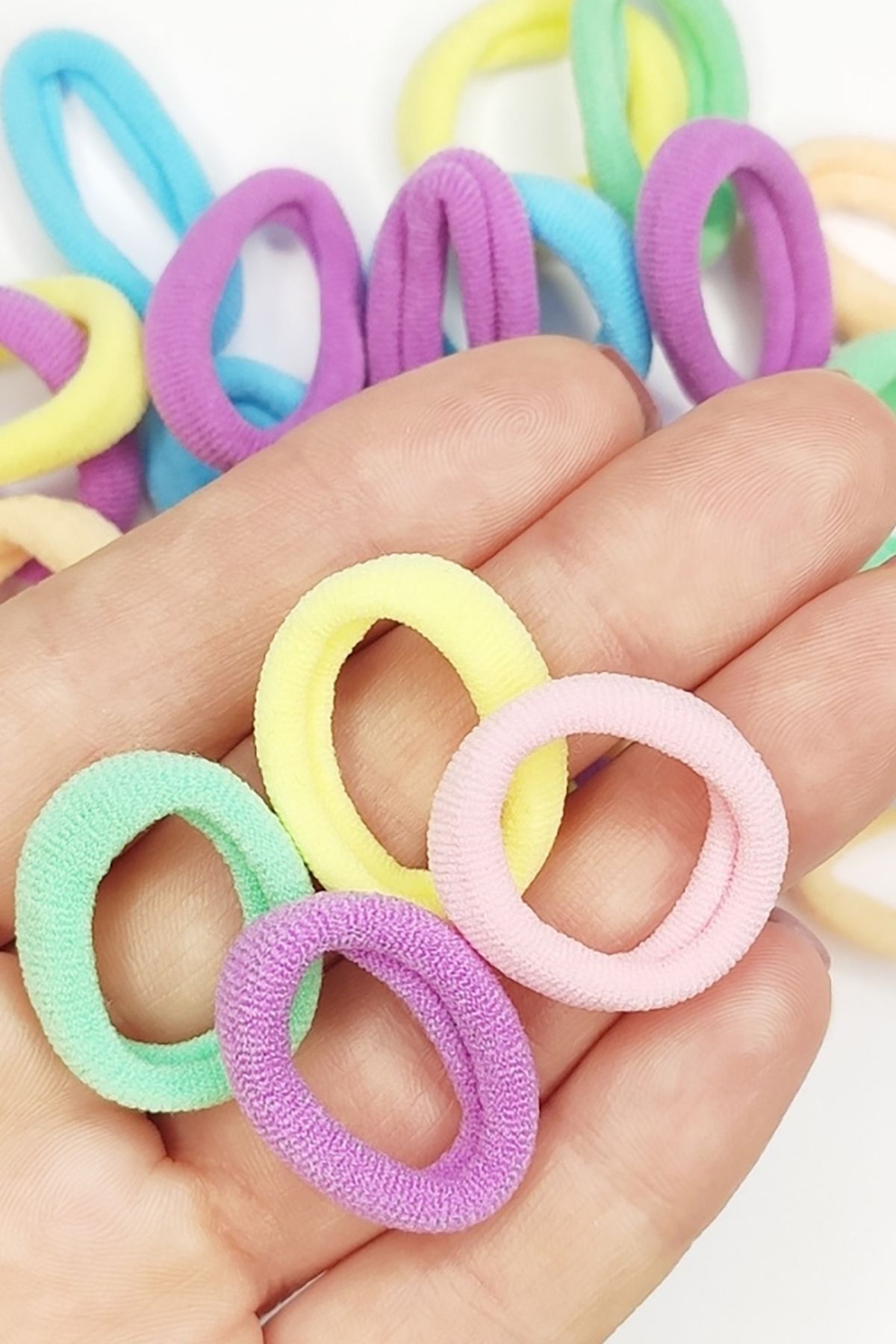 Gampus-100 Pieces Neon Vivid Mini Rubber Buckle - Multiple Sturdy Design 3