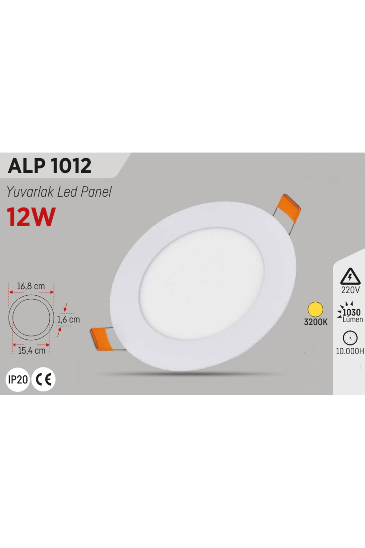 YCL Günışığı 12W Sıva Altı Led Panel ALP-1012 - Fiyatı, Yorumları