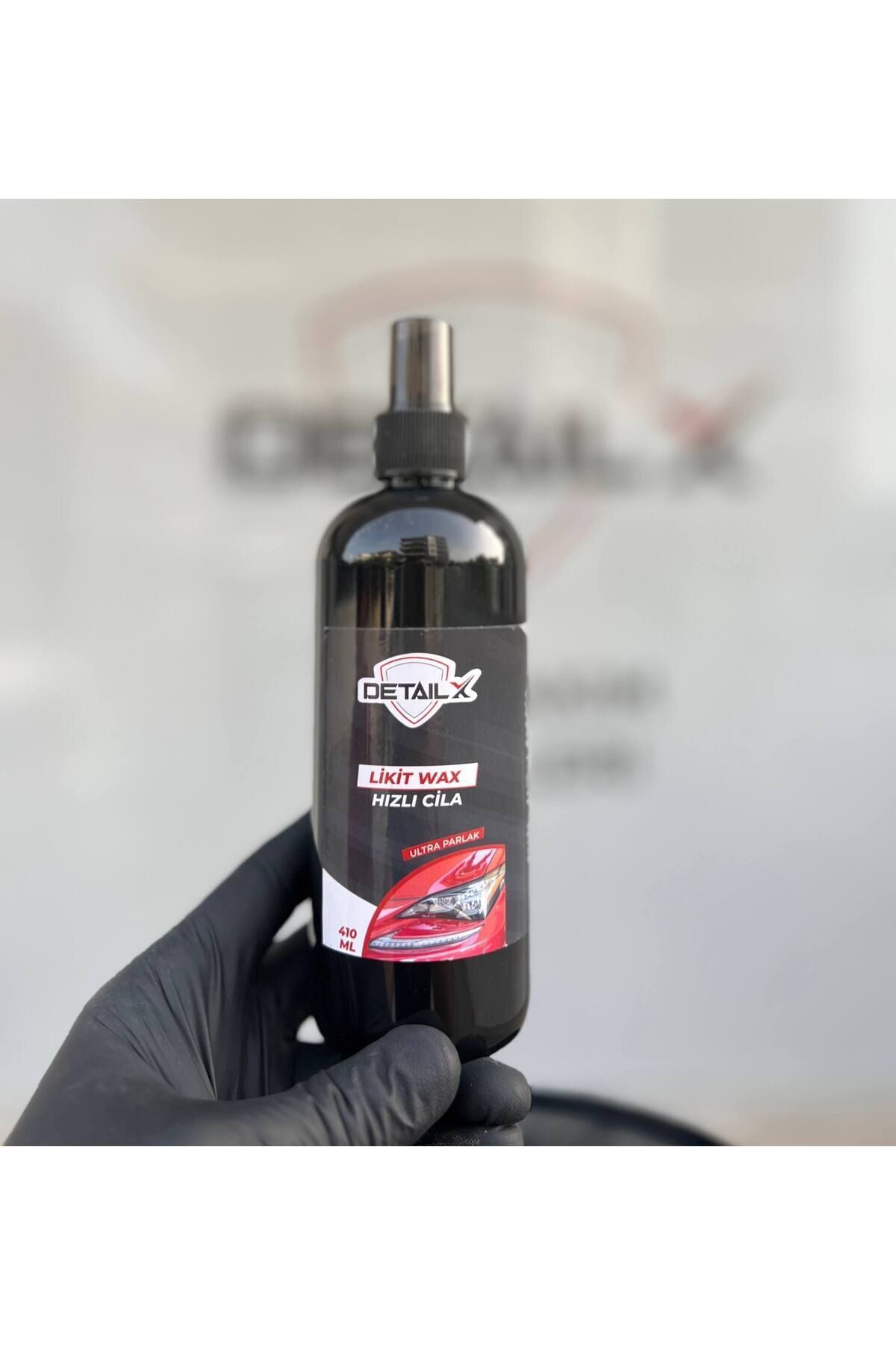 DetailX Ultra Parlak Likit Wax Hızlı Cila 3 Adet ( Mikrofiber Bez