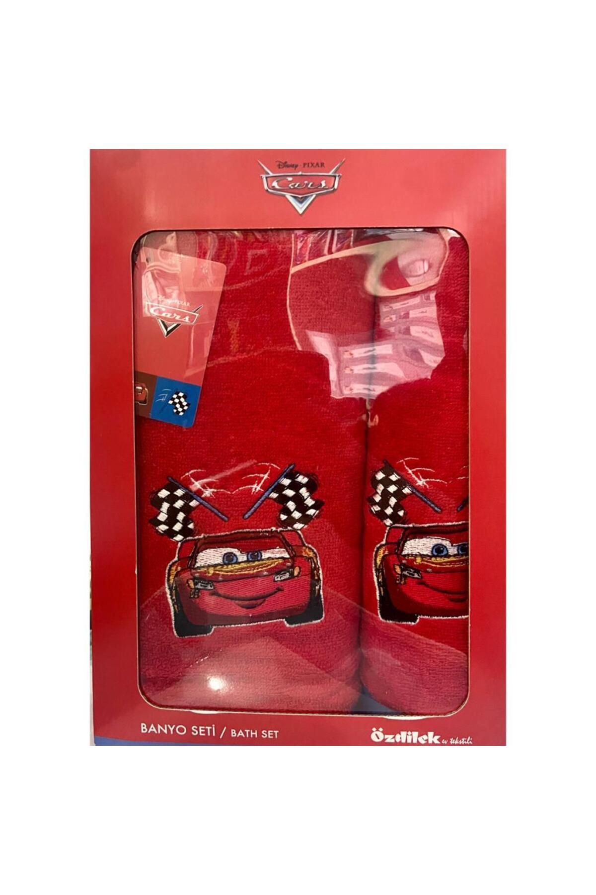 Özdilek-Disney Cars - Mc Queen Red Bathroom Set 1