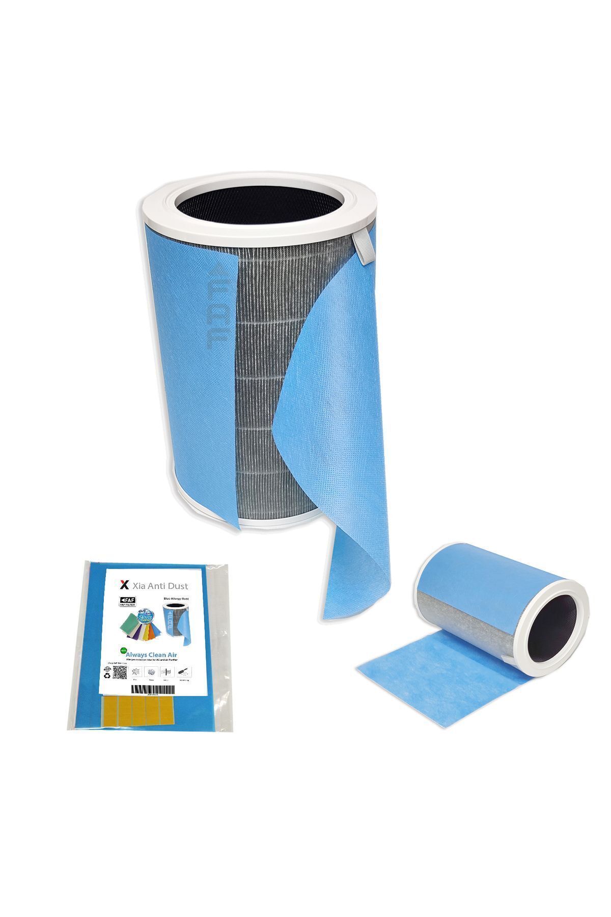 FAF FİLTRE Xiaomi Mi Air Purifier 2h - 2c -2s Filtre Üstü Uyumlu Renkli Toz Tutucu Koruyucu 10 Adet