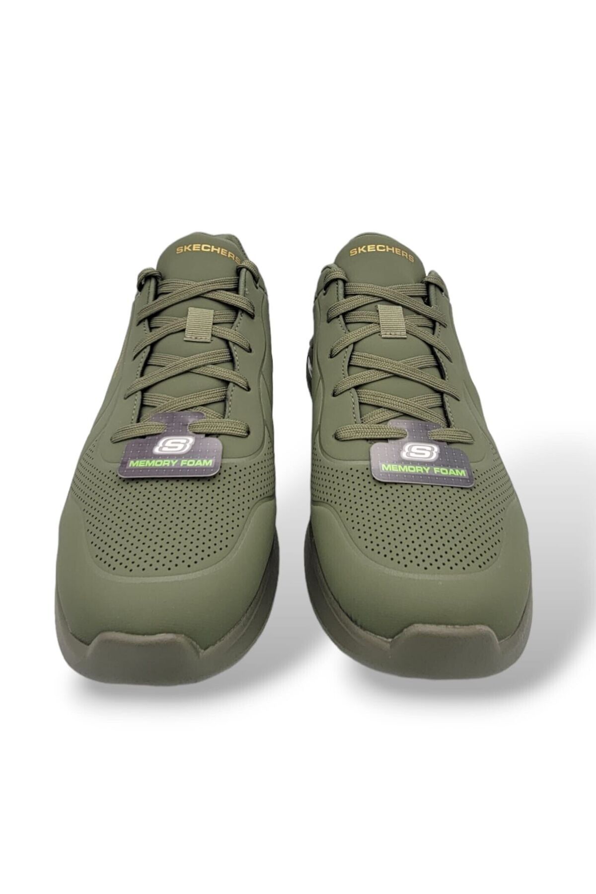 SKECHERS-8790183-OLV Solitair Rubble - Men's Green Sneakers 2