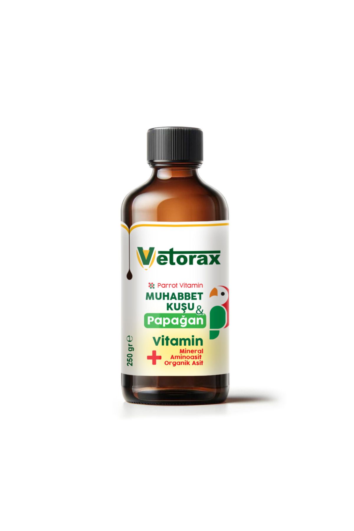 Vetorax Muhabbet Kuşu & Papağan Vitamini 250gr.