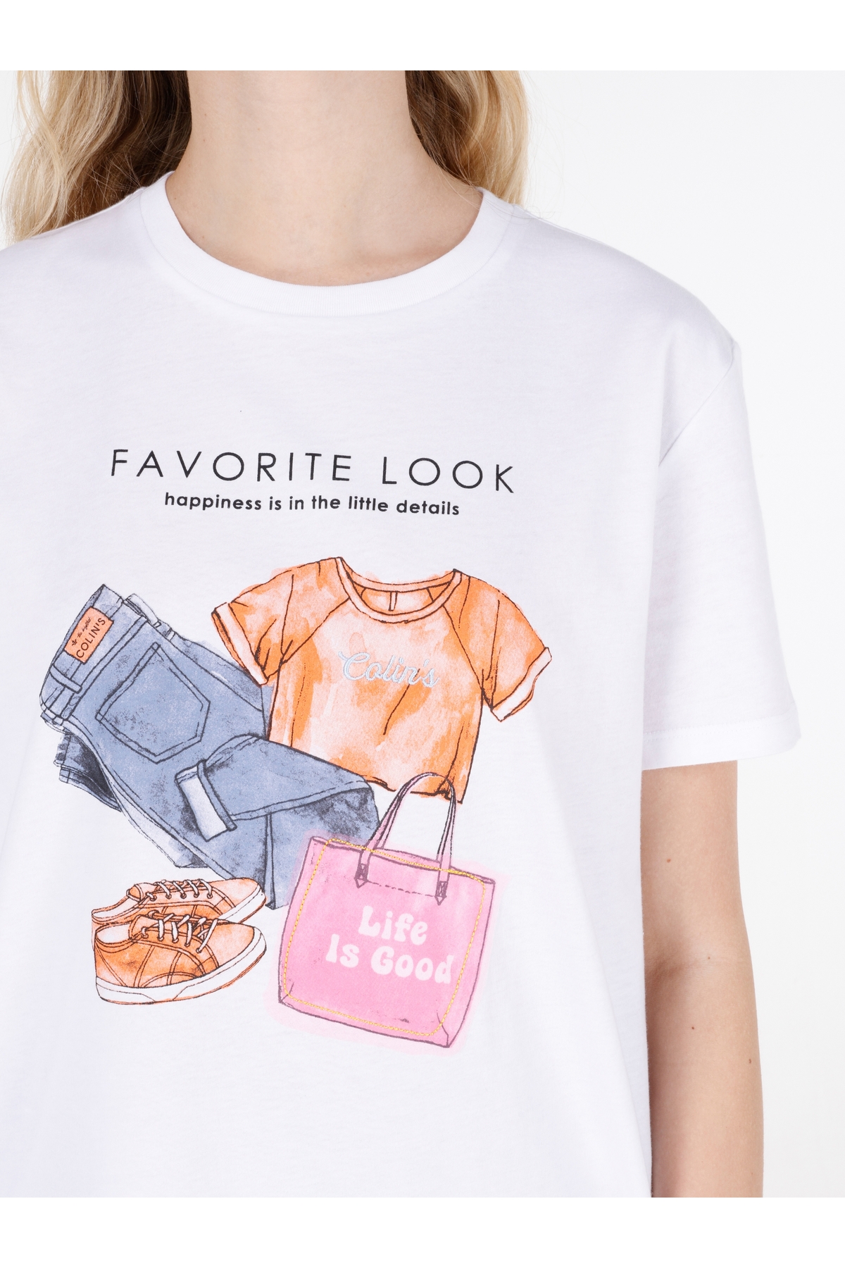 تی شرت زنانه کولینز | .CL1069108_Q1.V2_WHT Colin’s - Image 5
