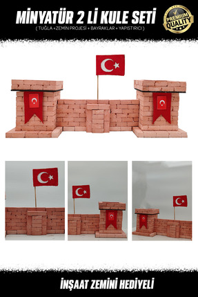 Mini Nalbur Minyatür Kale Seti